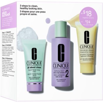 Clinique 3 Steps Skin Care Kit Skin Type 2 set cadou perfecta pentru curatare - imagine 2